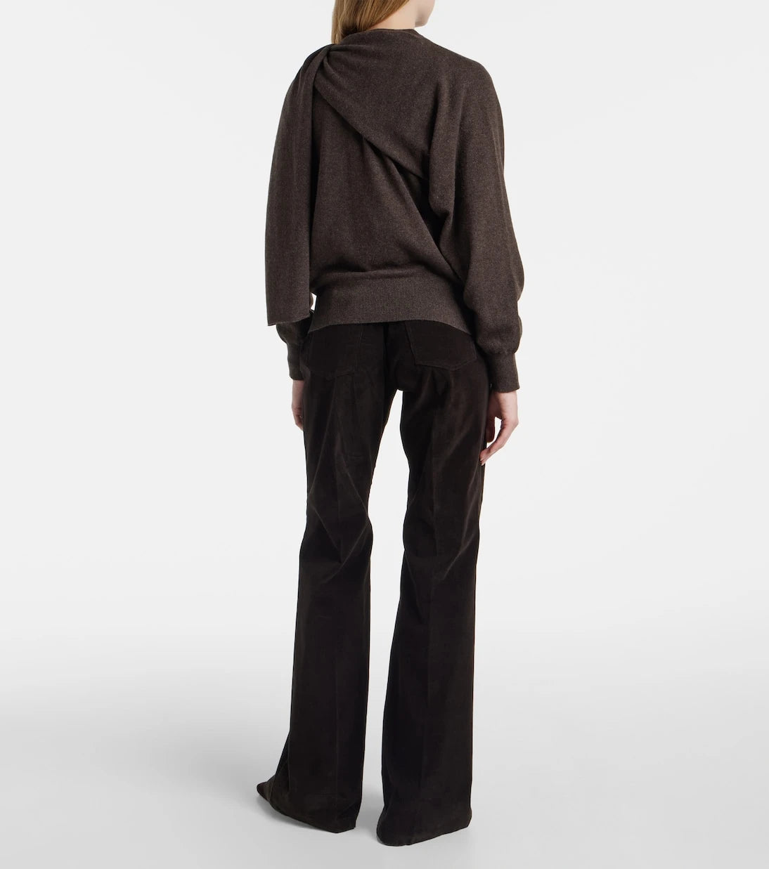Ferragamo - Draped cashmere cardigan