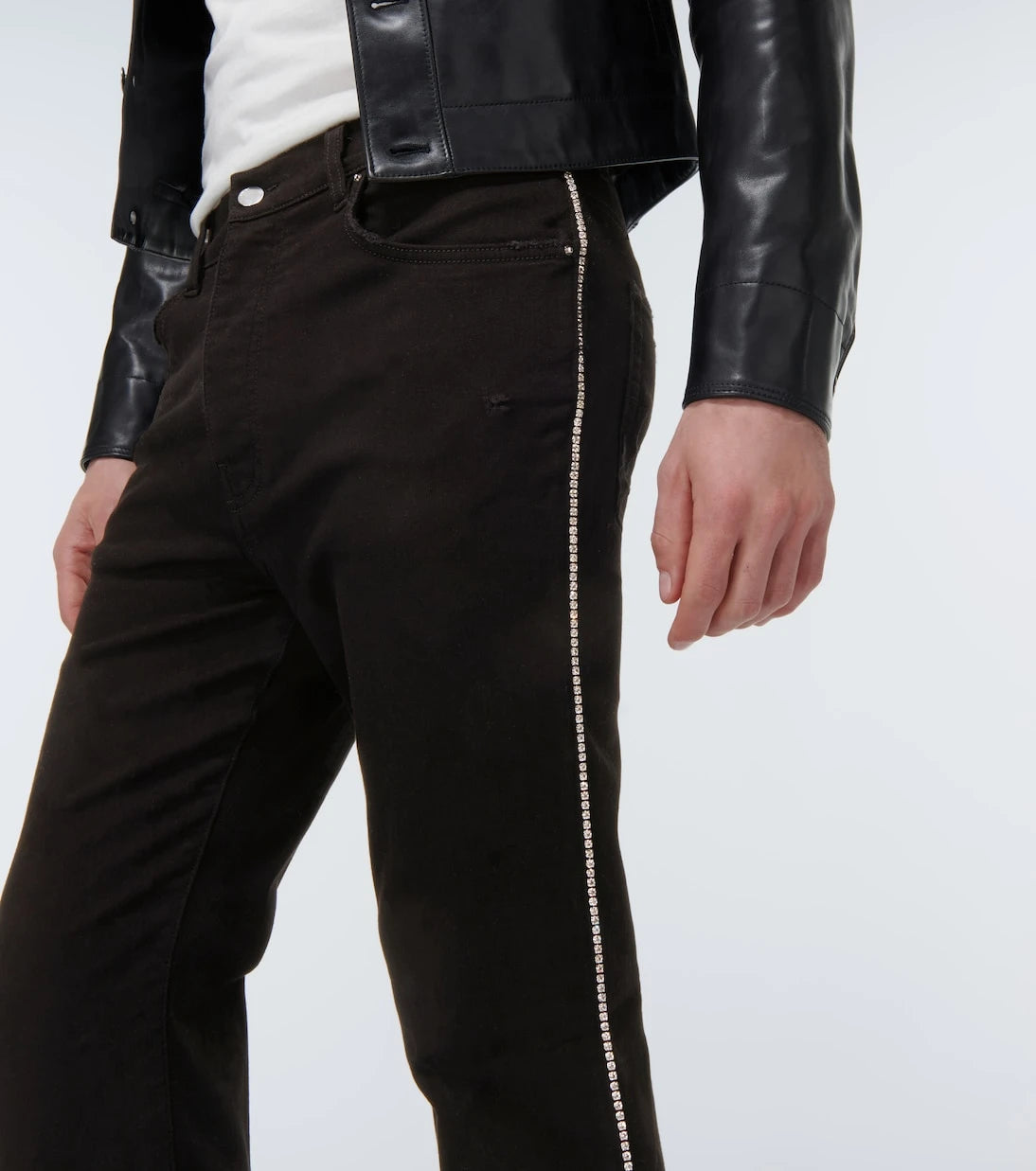 Amiri - Embellished bootcut jeans