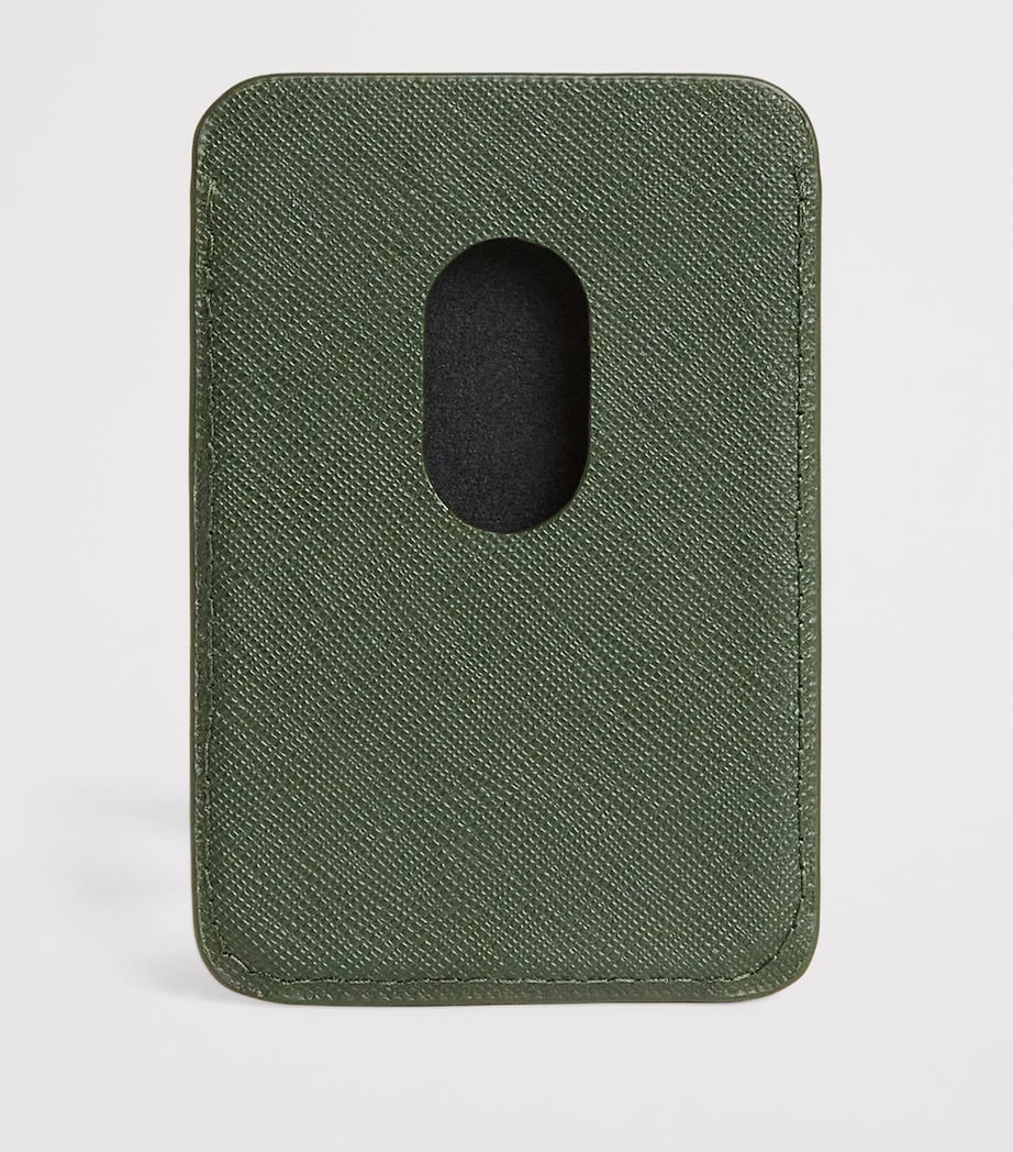 Emporio Armani Leather Magnetic Card Holder