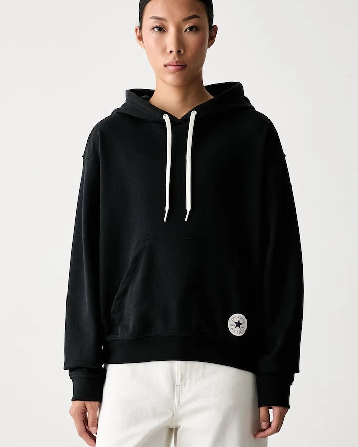 Converse kadın pamuklu kapüşonlu sweatshirt