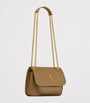 Saint Laurent Beige Mini Leather Niki Shoulder Bag