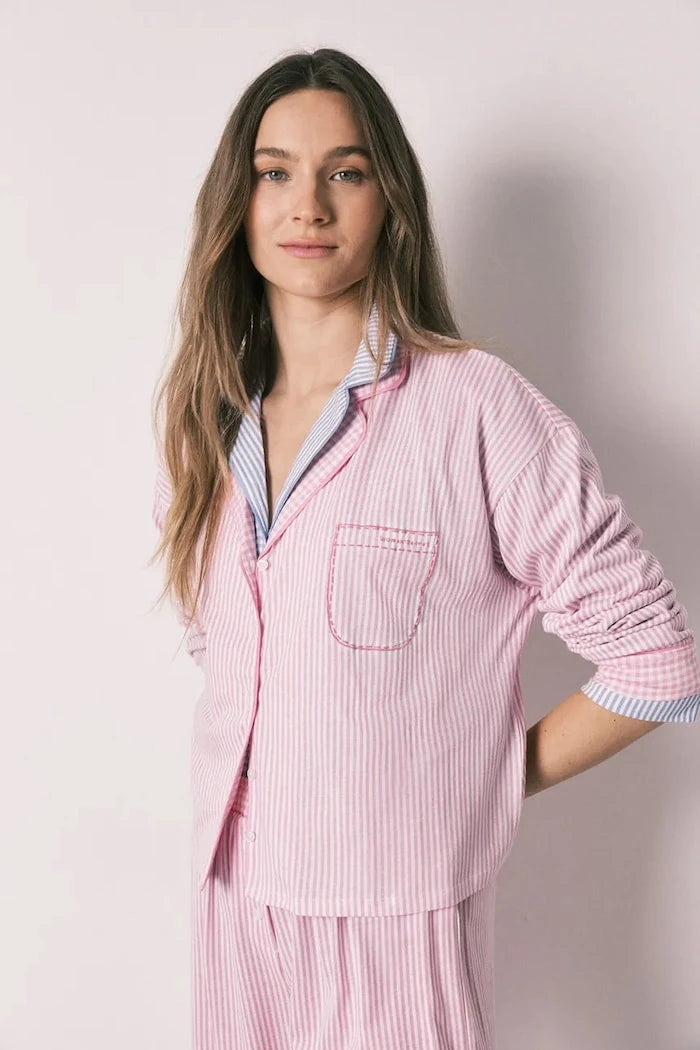 women'secret kadın pamuklu iki parçalı pijama