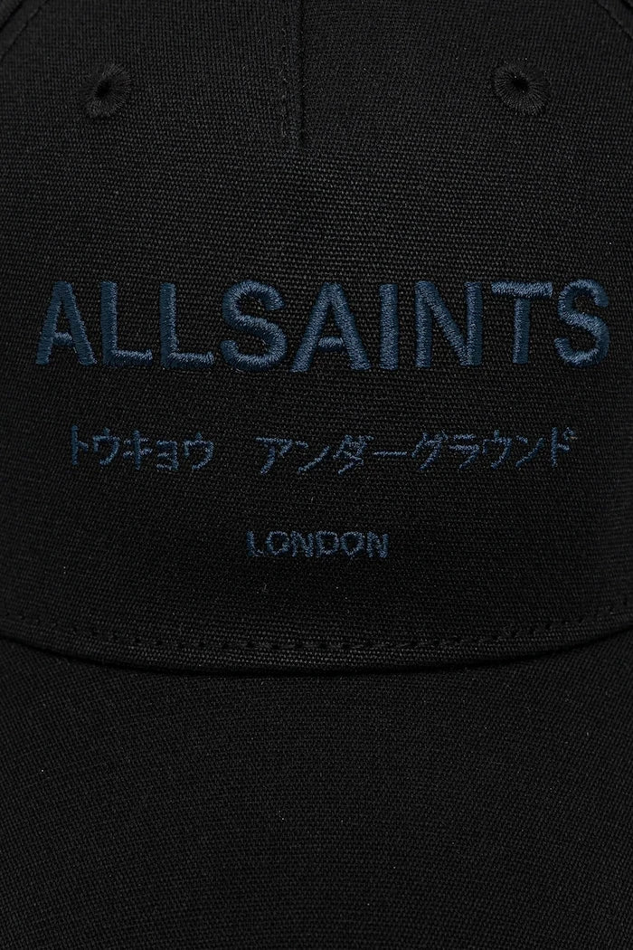 Памучна шапка с козирка AllSaints