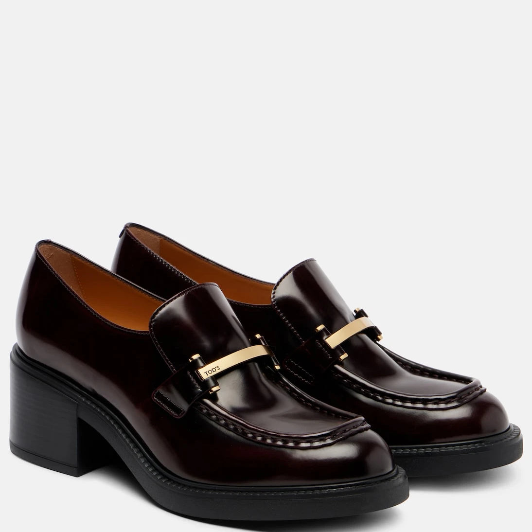 Tod's - 60 leather loafer pumps