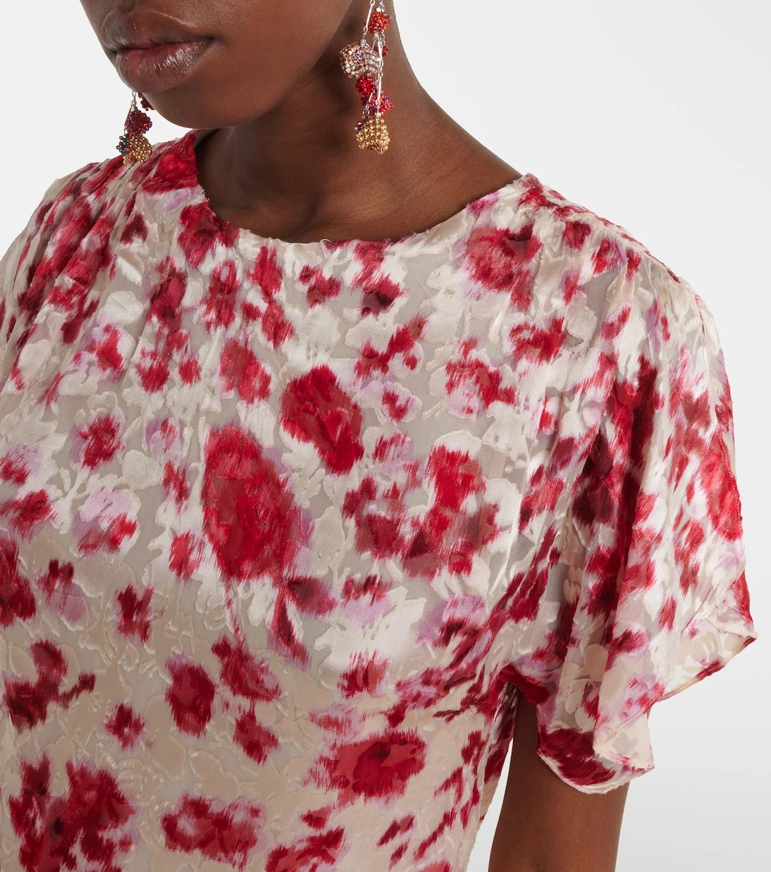 Isabel Marant - Hervane floral jacquard top