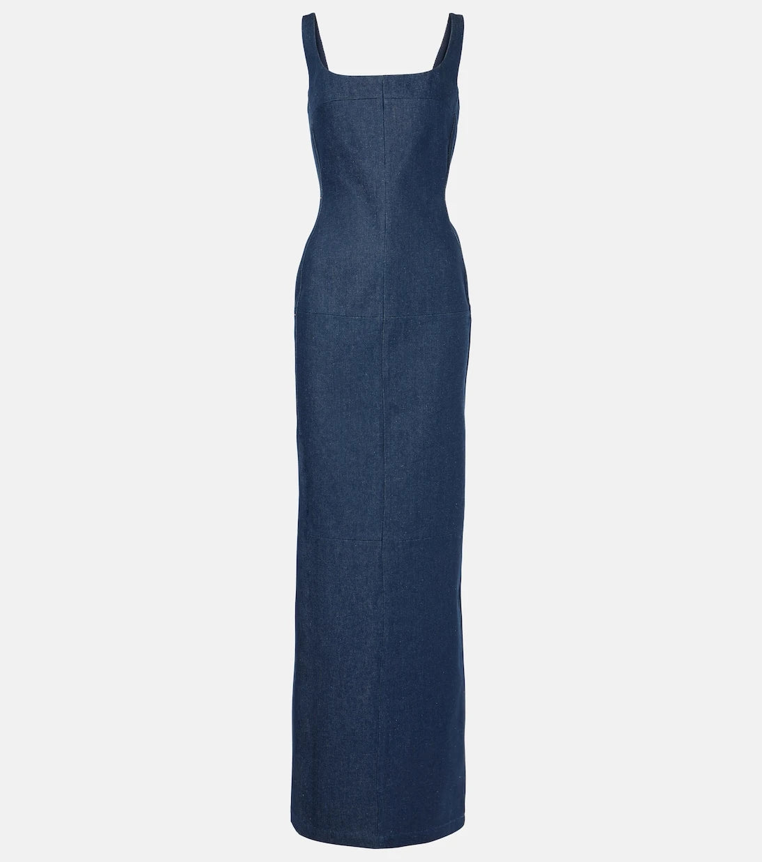 Jacquemus - La Robe De-Nîmes Spoglio denim bustier dress
