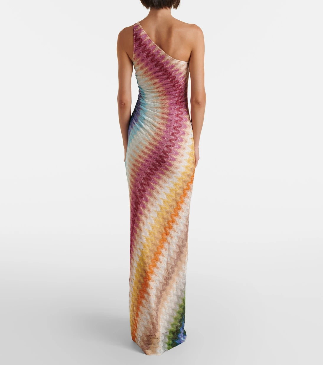 Missoni - One-shoulder gathered maxi dress