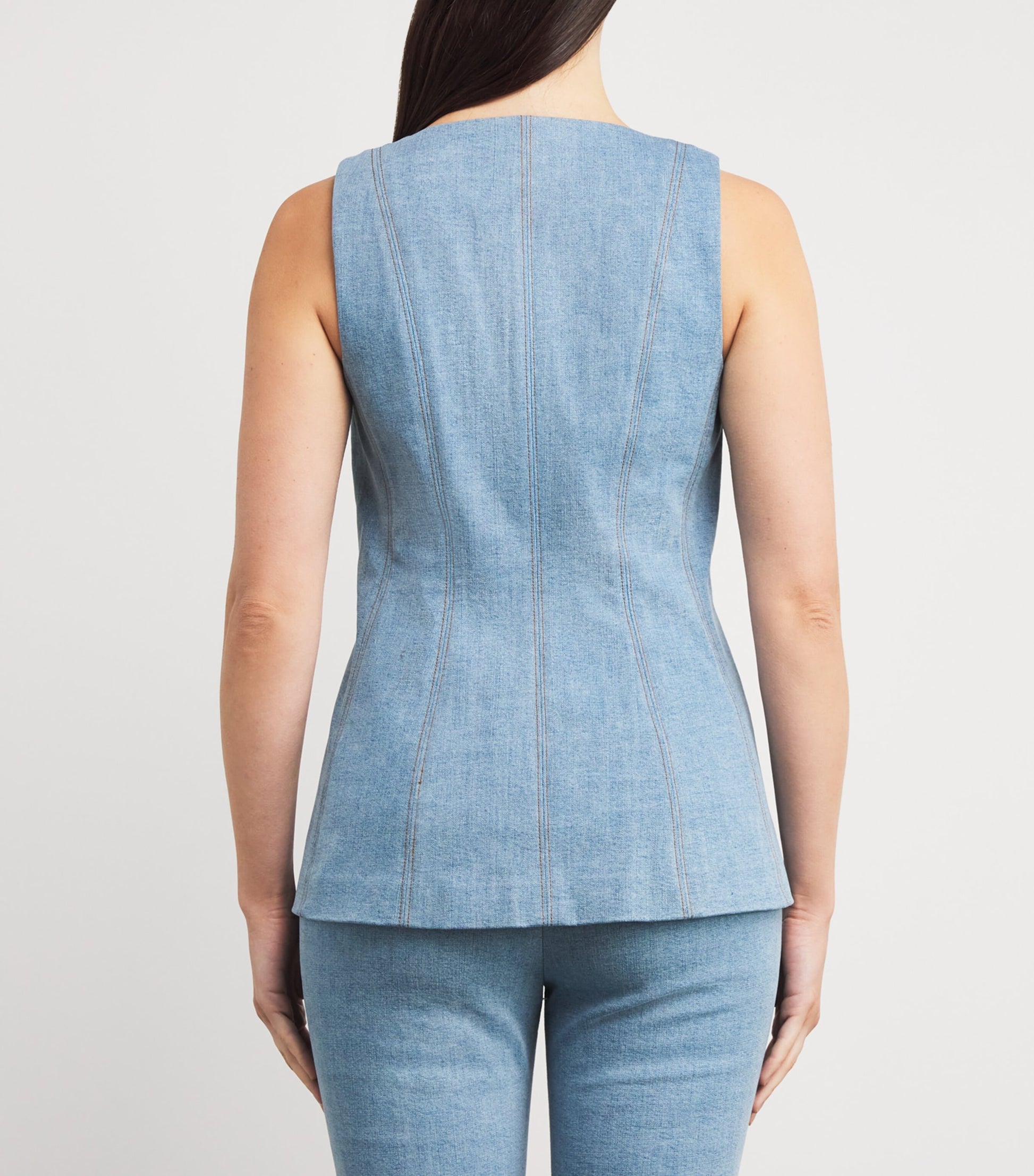 Veronica Beard Denim Avalina Vest