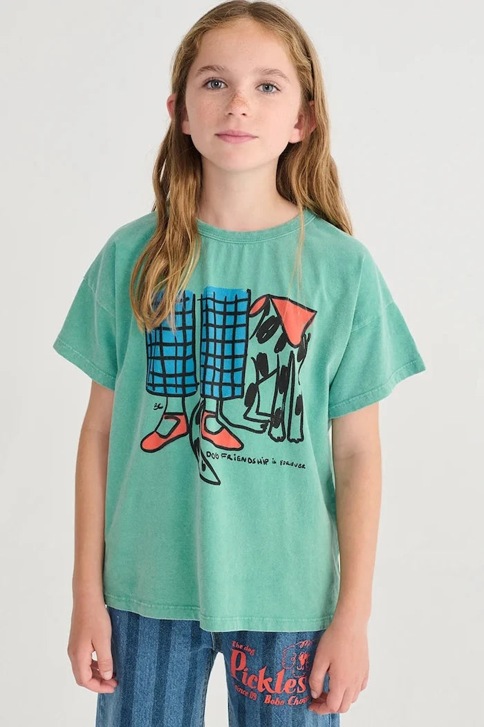Bobo Choses Dog Friendship Çocuk Pamuklu Tişört