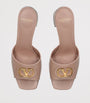 Valentino Garavani Nude Leather VLogo Mules 60