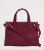 Burberry Burgundy Mini Calfskin Cotswolds Tote Bag