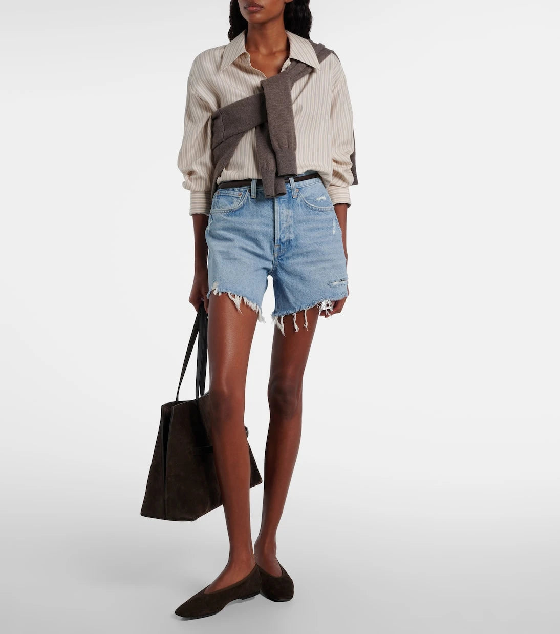 Agolde - Parker mid-rise shorts