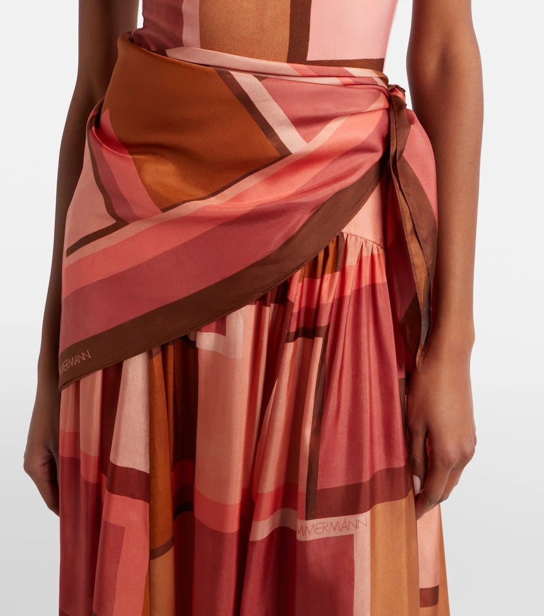 Zimmermann - Como printed silk maxi skirt