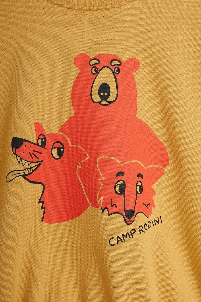 Детски памучен суичър Mini Rodini Camp Rodini