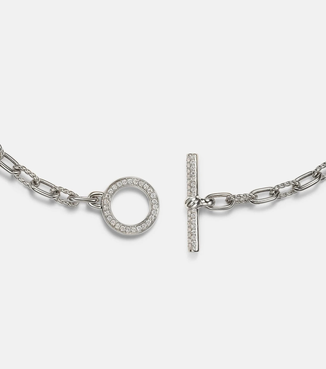 David Yurman - DY Madison® sterling silver bracelet with diamonds