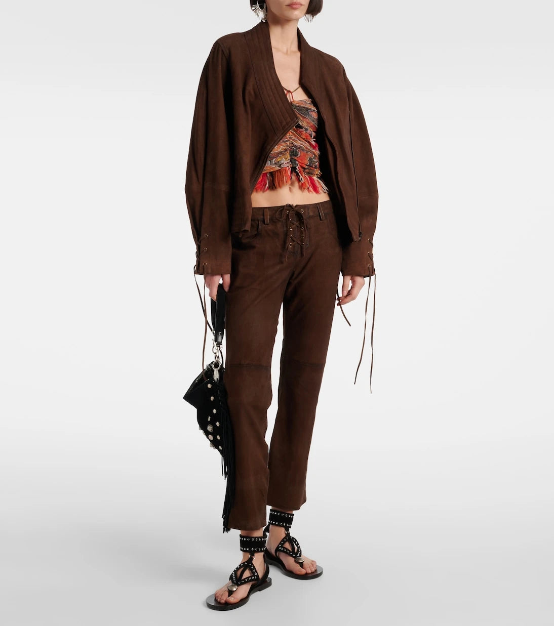 Isabel Marant - Edina asymmetric suede jacket