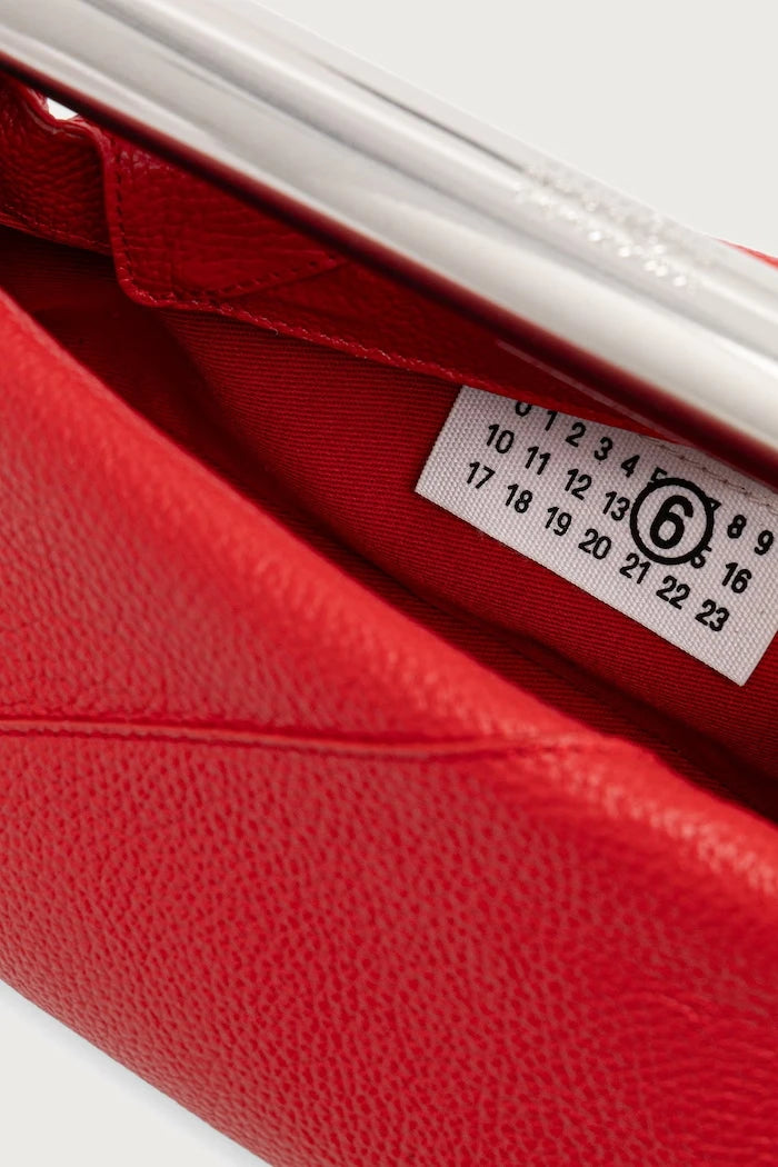 Deri kadın clutch