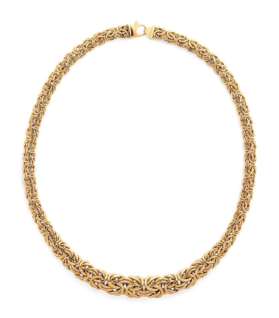 Azlee Yellow Gold Seduction of the Senses Empress Necklace