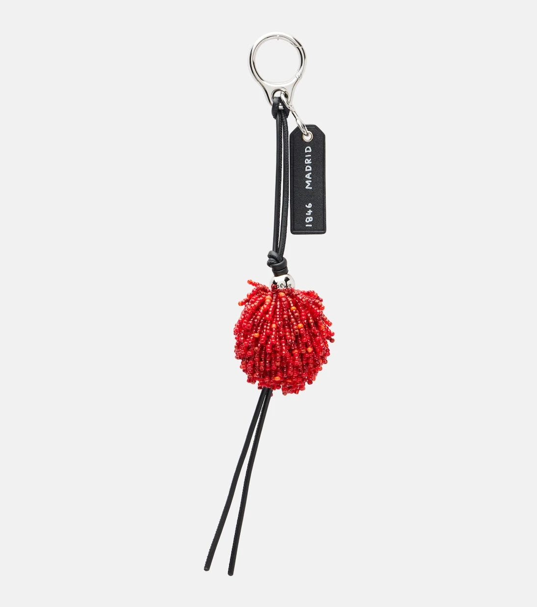 Loewe - Lion beaded crochet bag charm