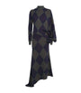 A.W.A.K.E. Mode Multi Merino Wool Argyle Maxi Dress