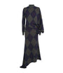 A.W.A.K.E. Mode Multi Merino Wool Argyle Maxi Dress