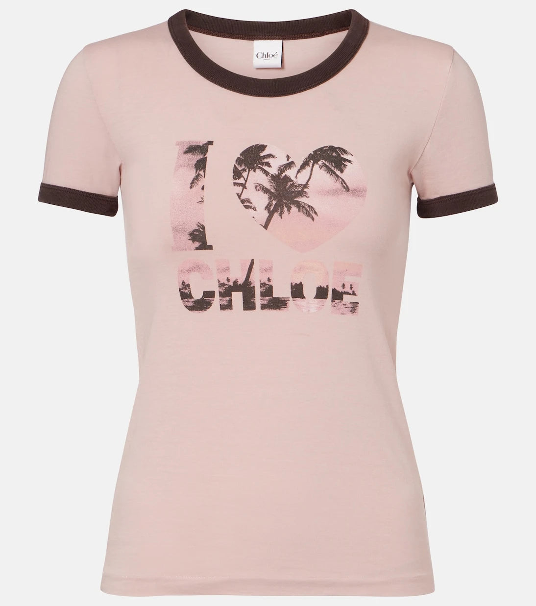 Chloé - Printed cotton T-shirt