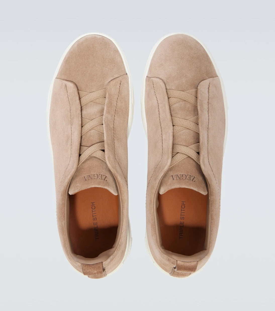 Zegna - Triple Stitch suede sneakers