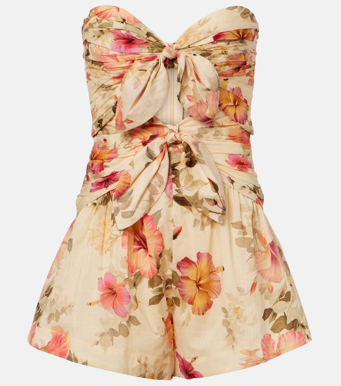 Zimmermann - Mahon floral cotton romper