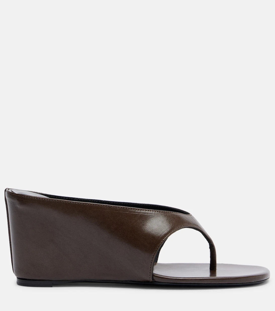 JUDE - Yaga leather wedge thong sandals