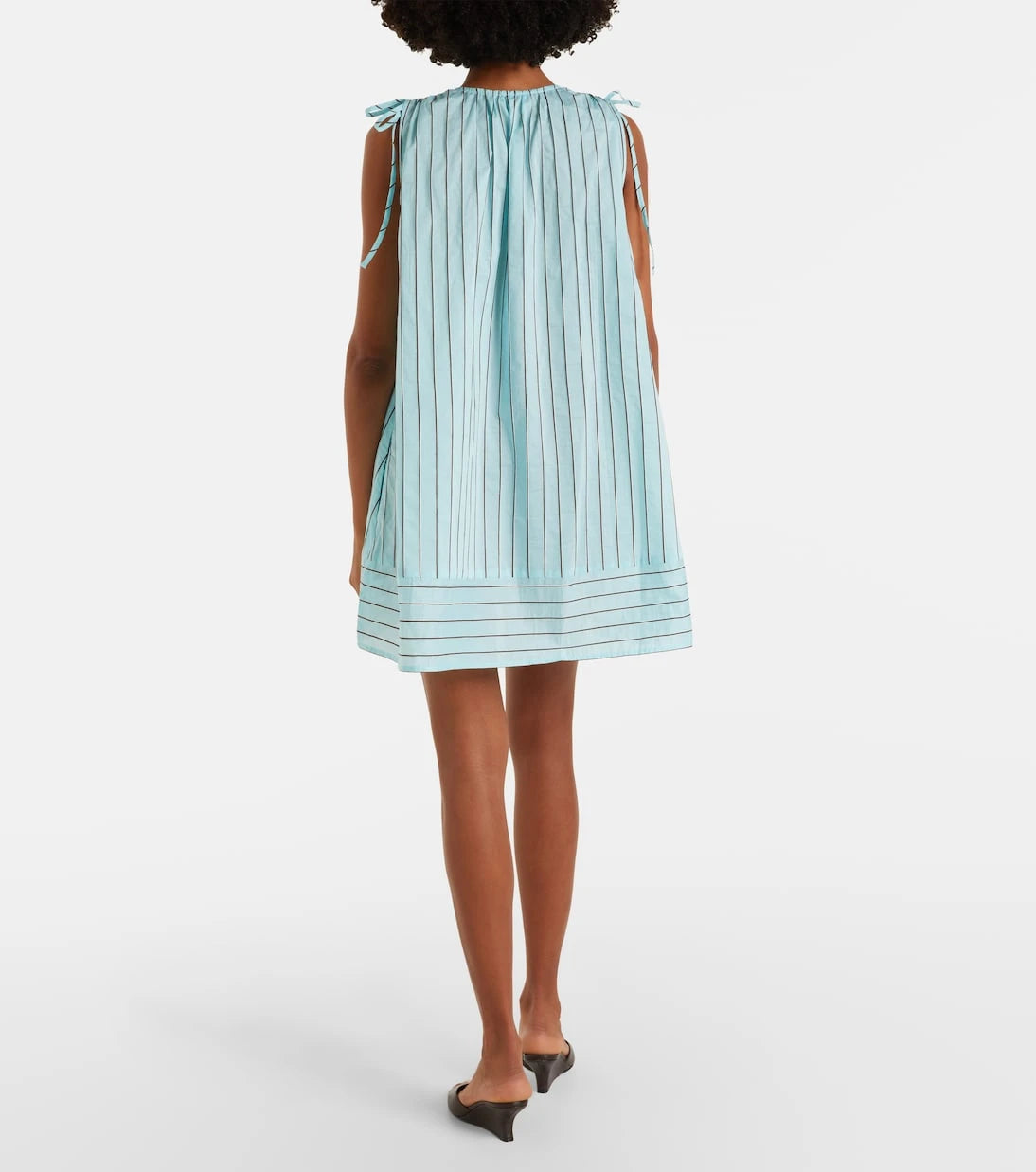 Staud - Elena cotton-blend minidress
