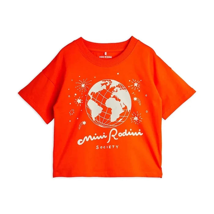 Mini Rodini Mini Rodini Society Çocuk Pamuklu Tişört