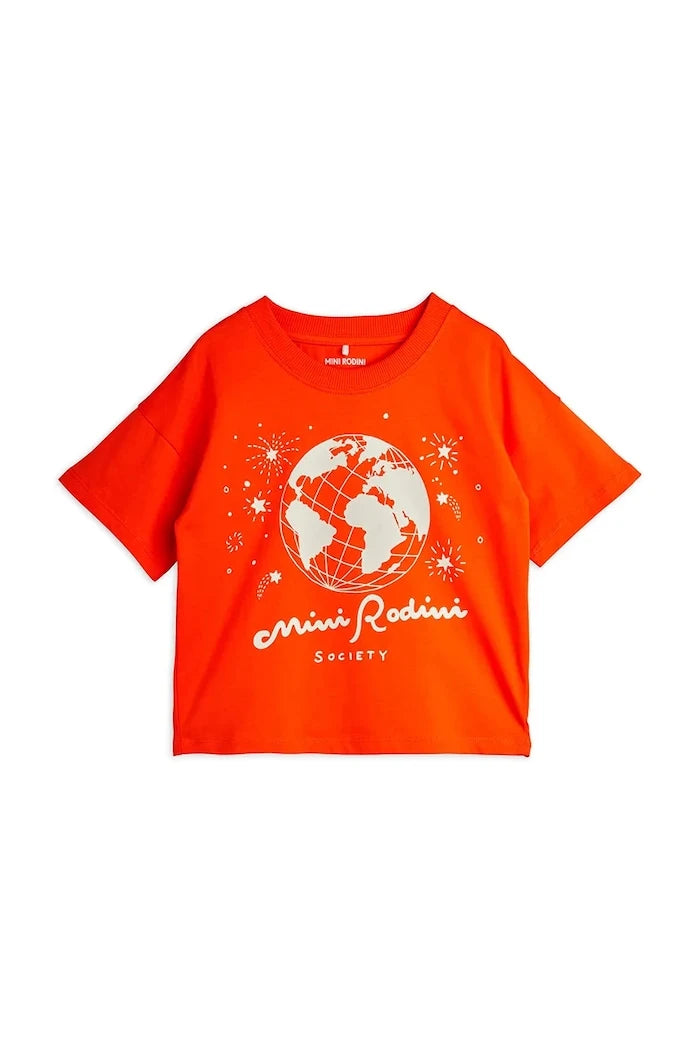 Mini Rodini Mini Rodini Society Çocuk Pamuklu Tişört