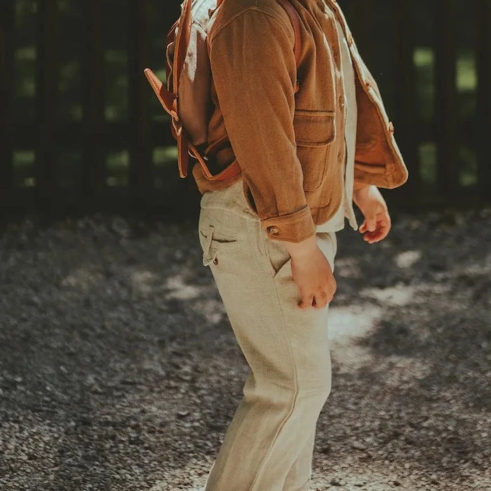 Donsje Dado Trousers Bebek Keten Karışımlı Pantolon