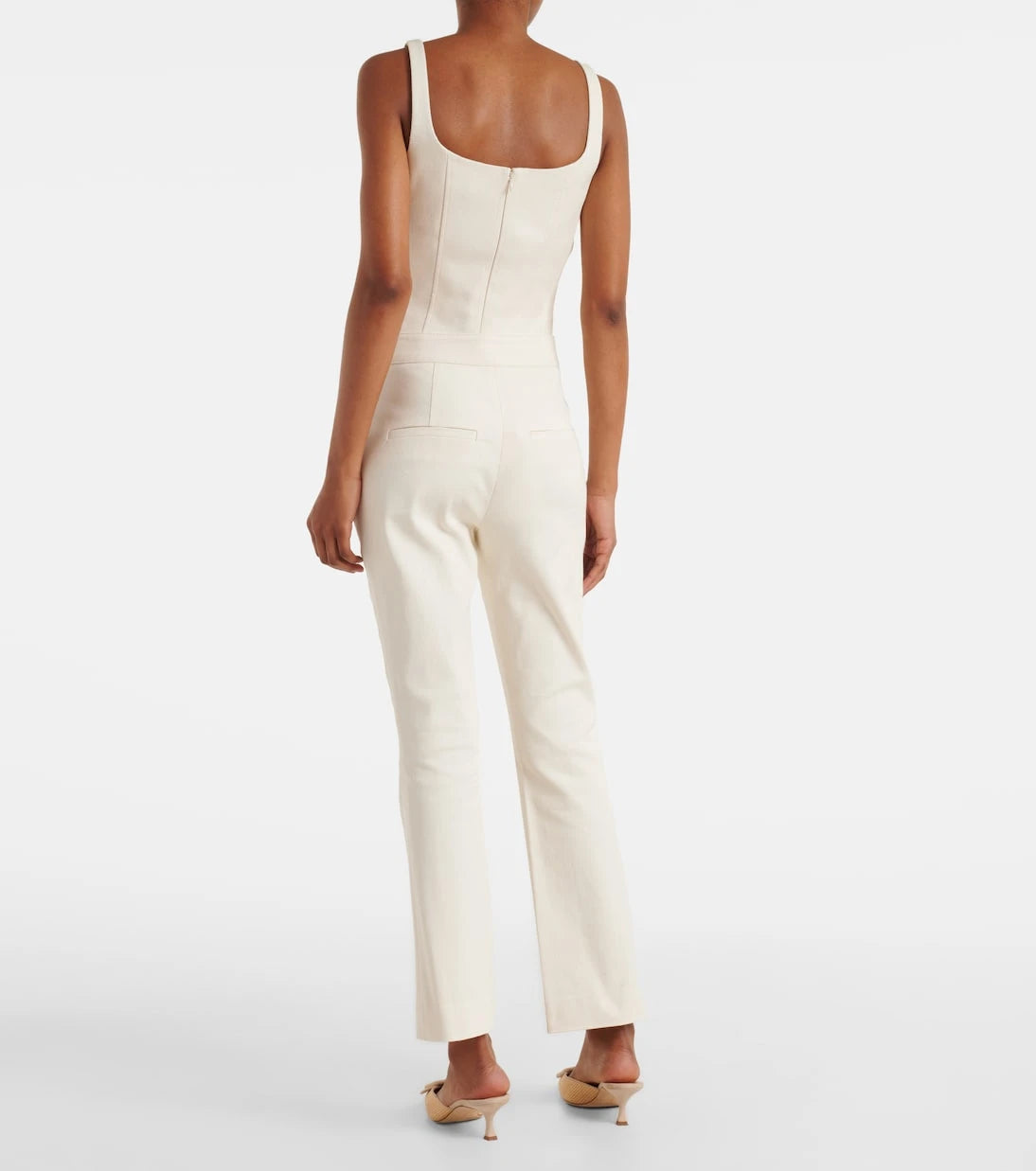 Veronica Beard - Kimra cotton-blend cropped straight pants