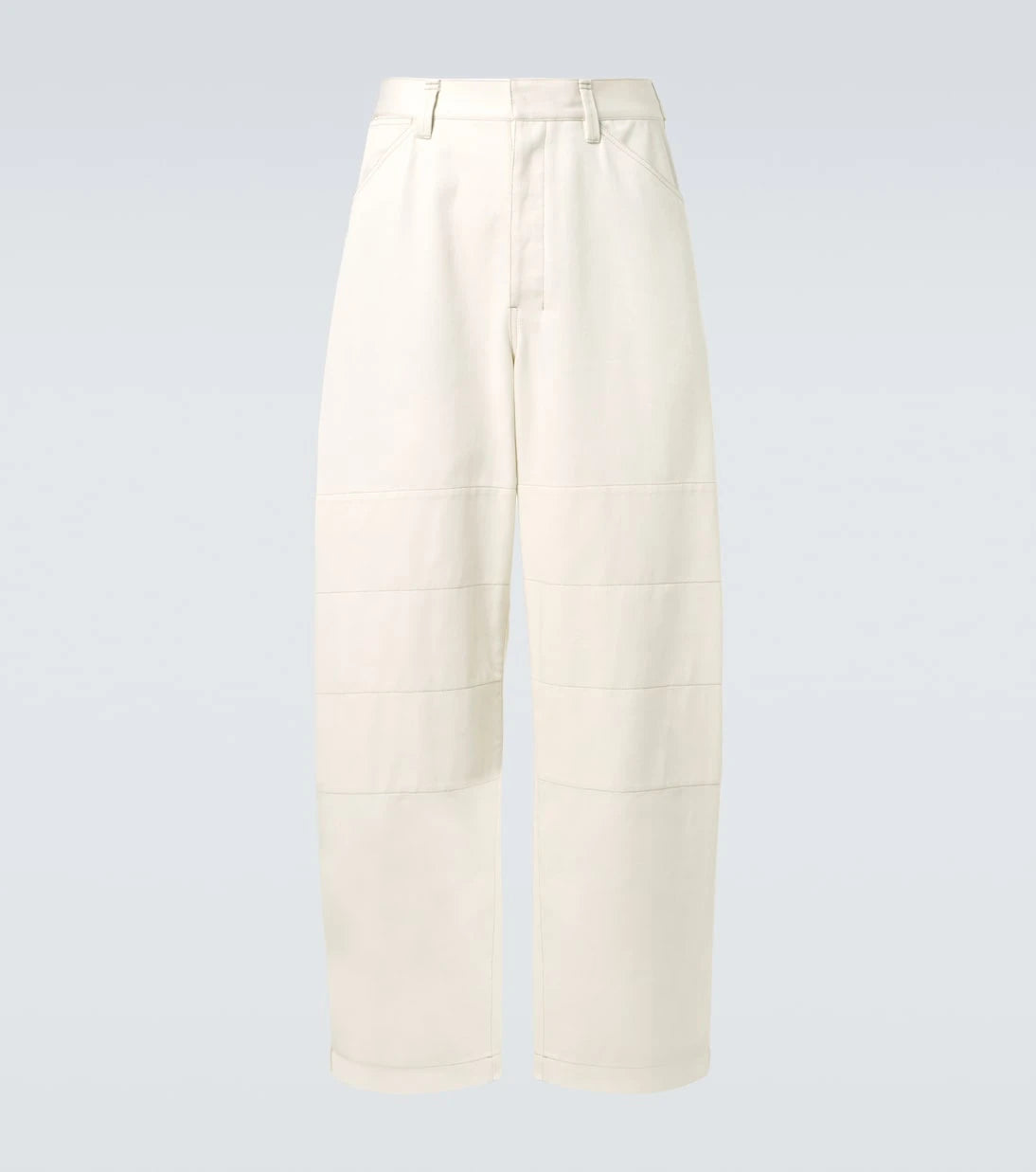 Lemaire - Cotton drill barrel-leg pants