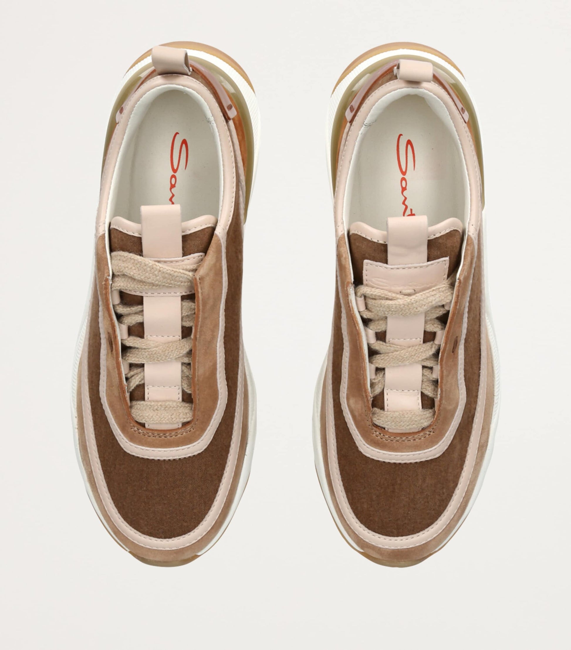 Leather Yoko Slip-On Sneakers BROWN