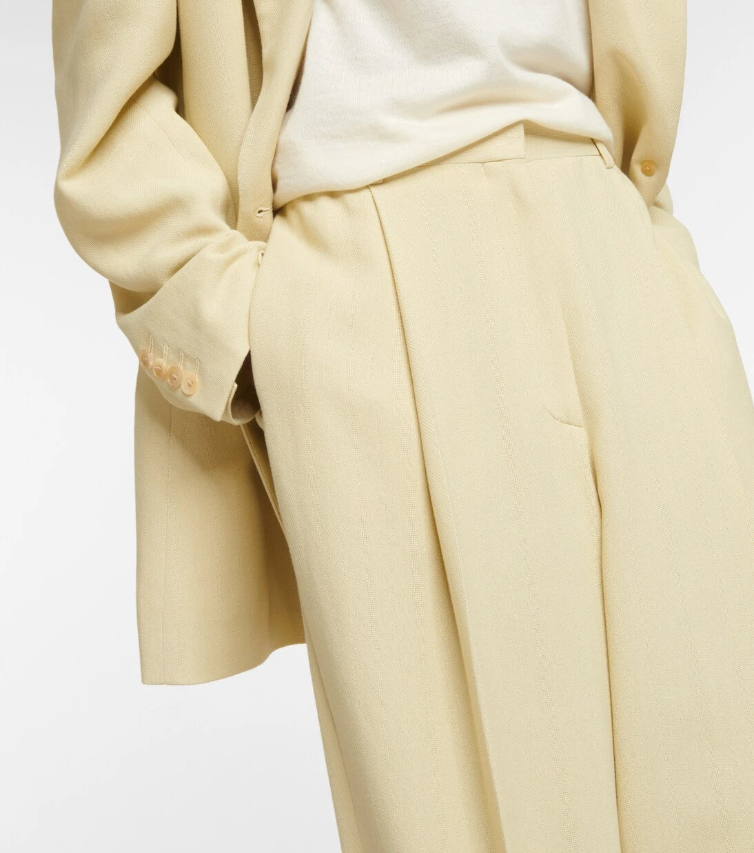 The Row - Tor crêpe wide-leg pants