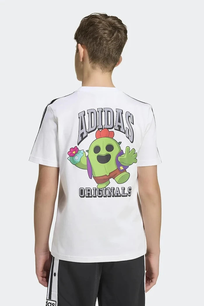 adidas Originals dikişsiz pamuklu çocuk tişörtü