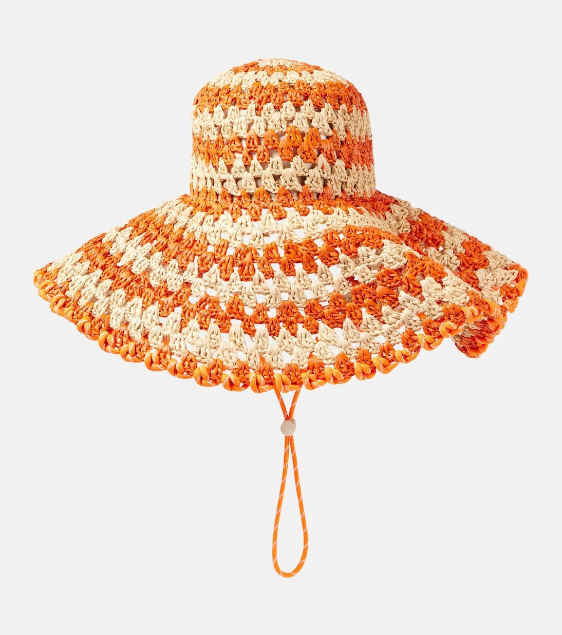 Alémais - Flame raffia sun hat