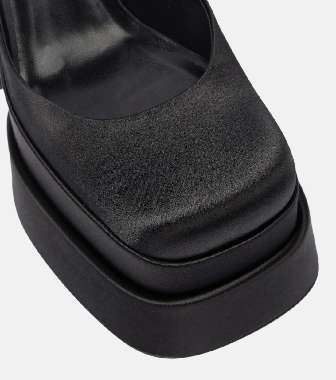 Versace - Medusa Aevitas saten platform topuklu ayakkabı