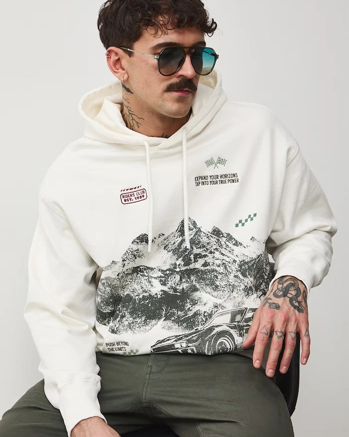 Medicine kapüşonlu erkek pamuklu sweatshirt