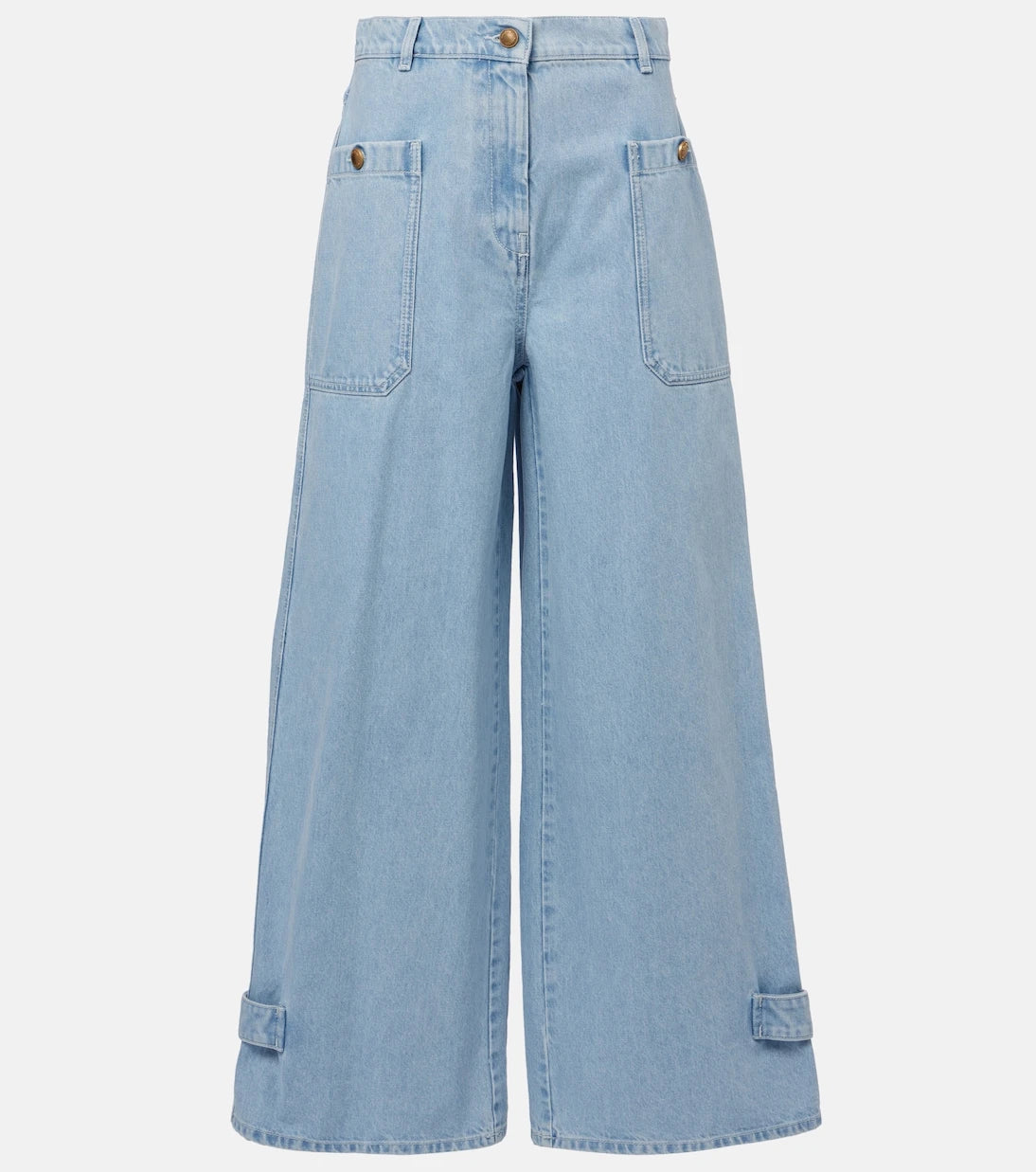 Max Mara - Pugnale high-rise wide-leg jeans
