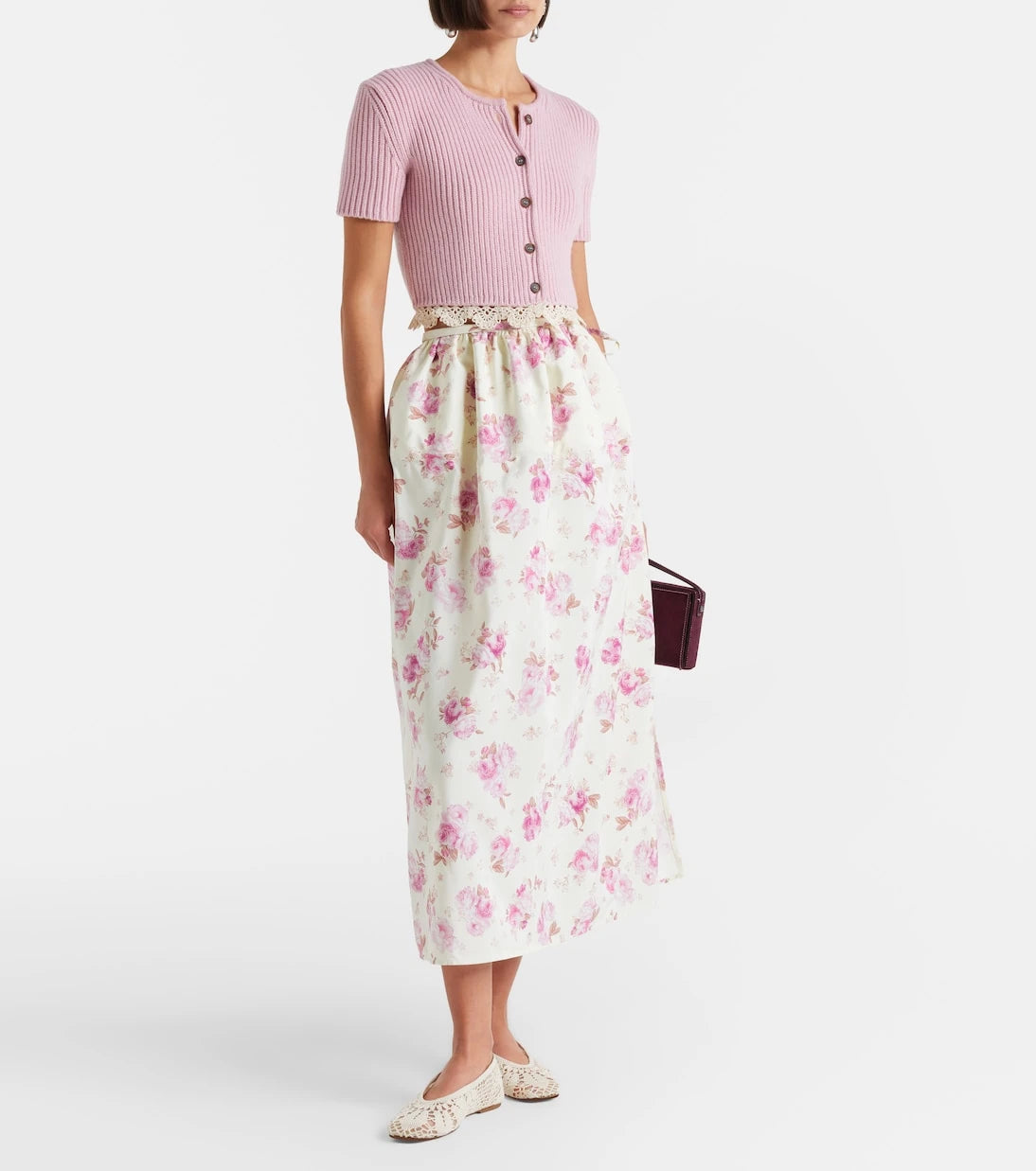 Magda Butrym - Floral silk midi dress