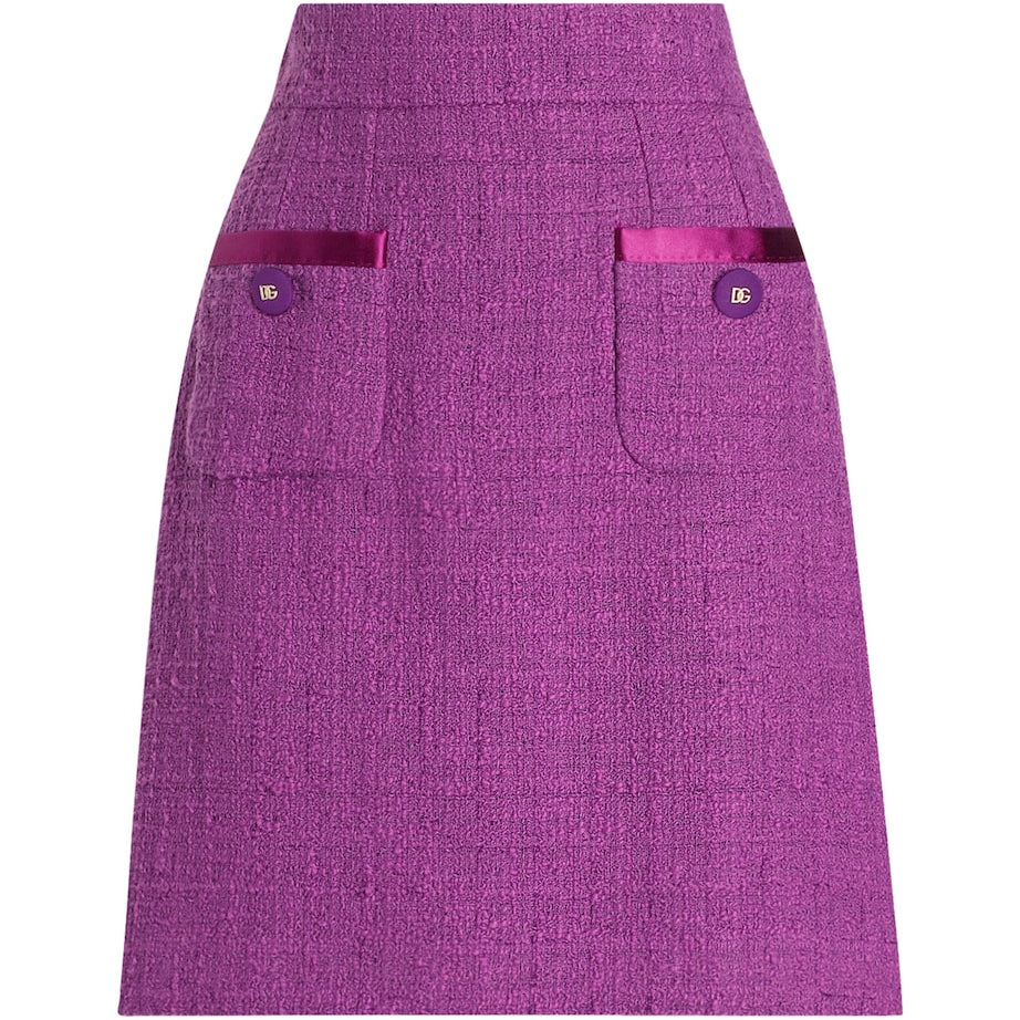 Multi Tweed Mini Skirt