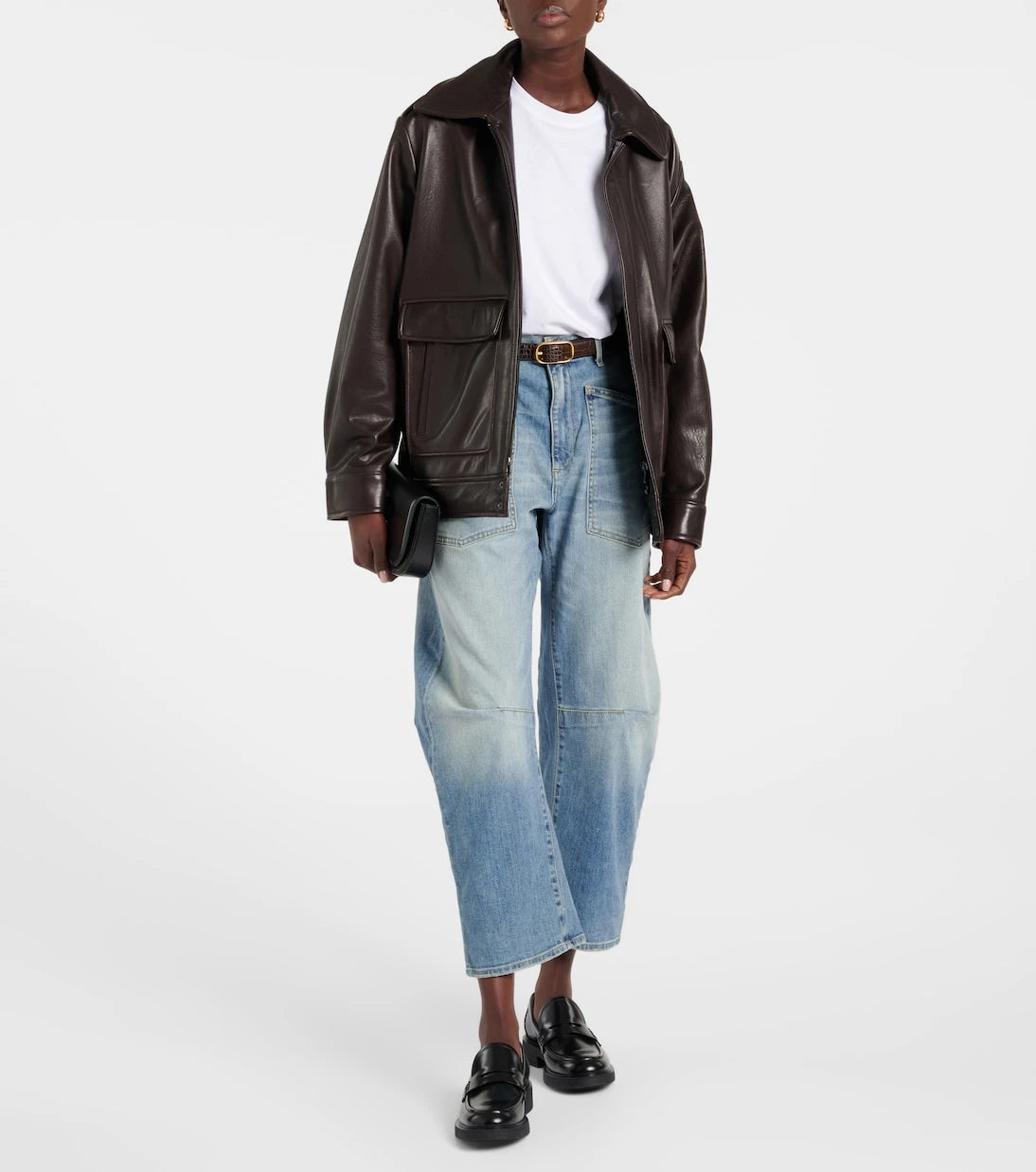 Nili Lotan - Shon high-rise barrel-leg jeans