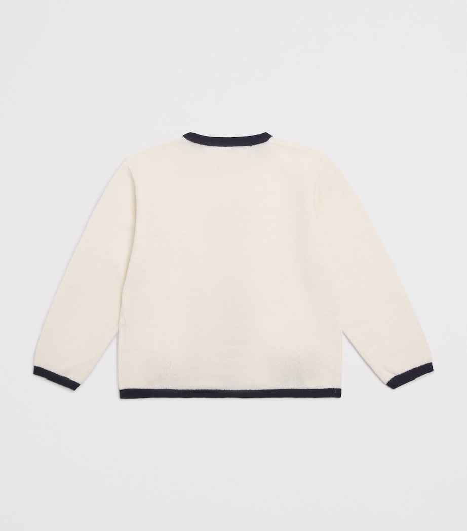 Wool Bow Alette Cardigan (2-4 Years)