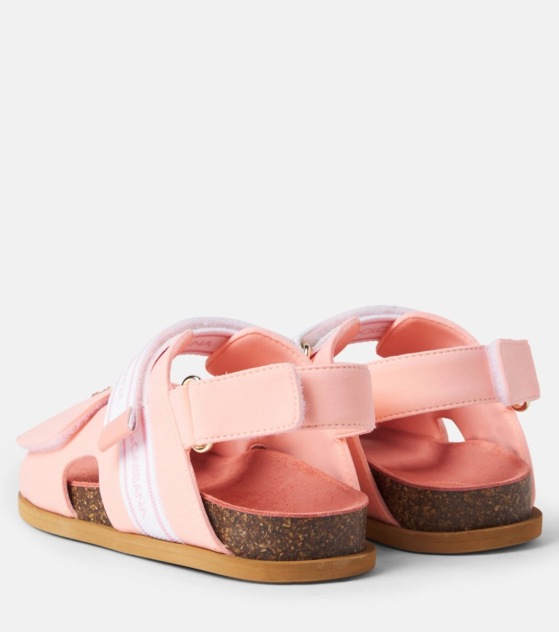 Dolce&Gabbana Kids - صنادل مزينة بشعار DG