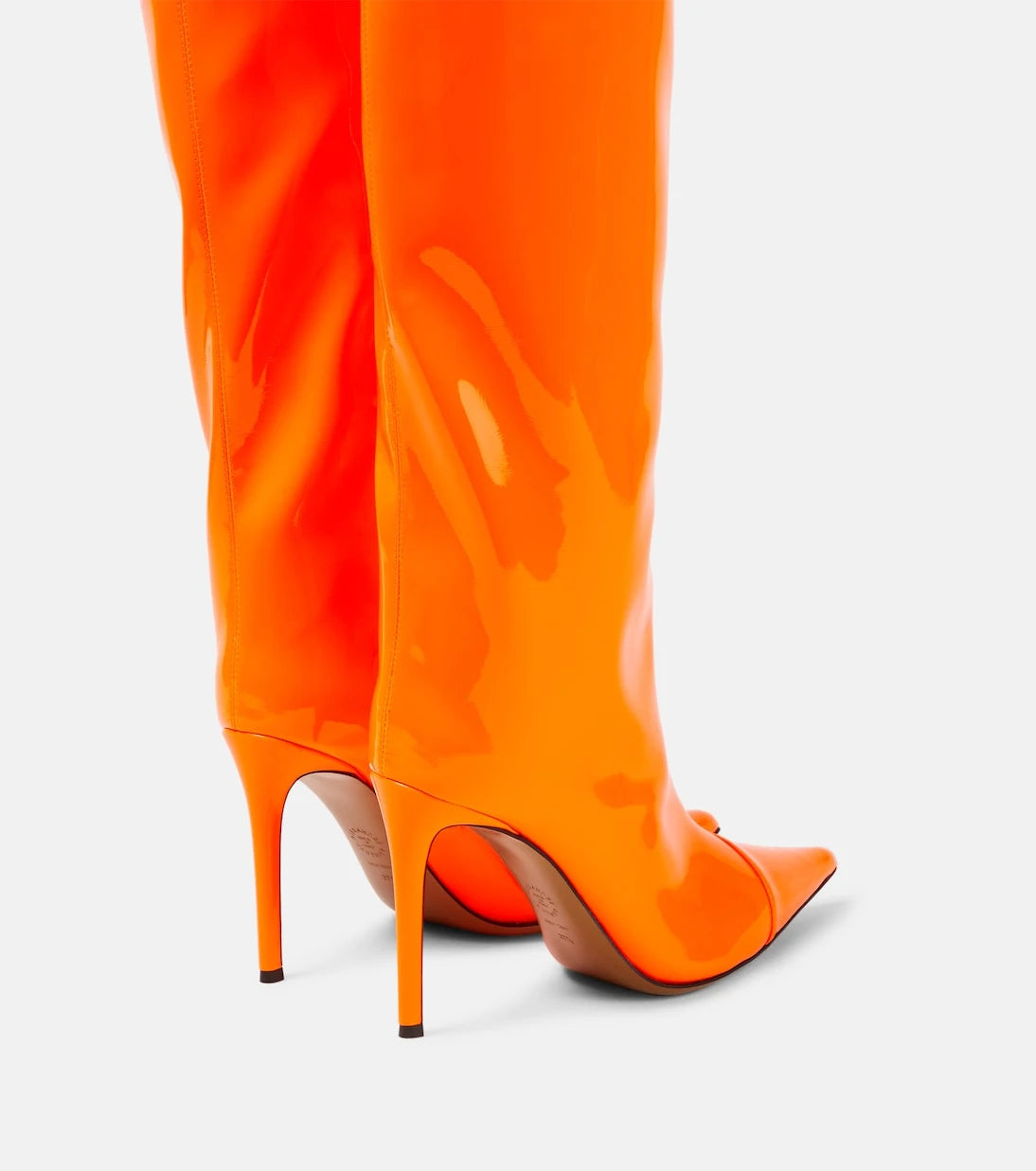 Alexandre Vauthier - Patent leather knee-high boots