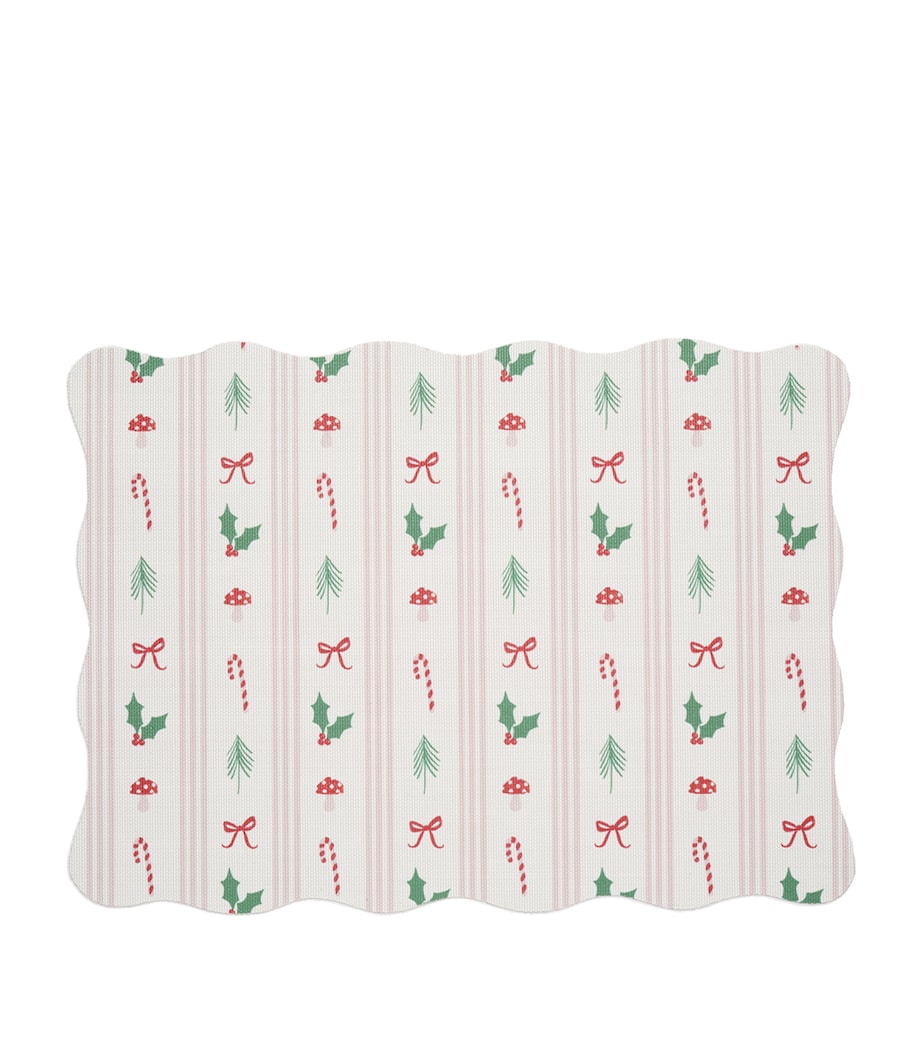 Chilewich x Meri Meri Festive Icon Stripes Placemat (34cm x 47cm)