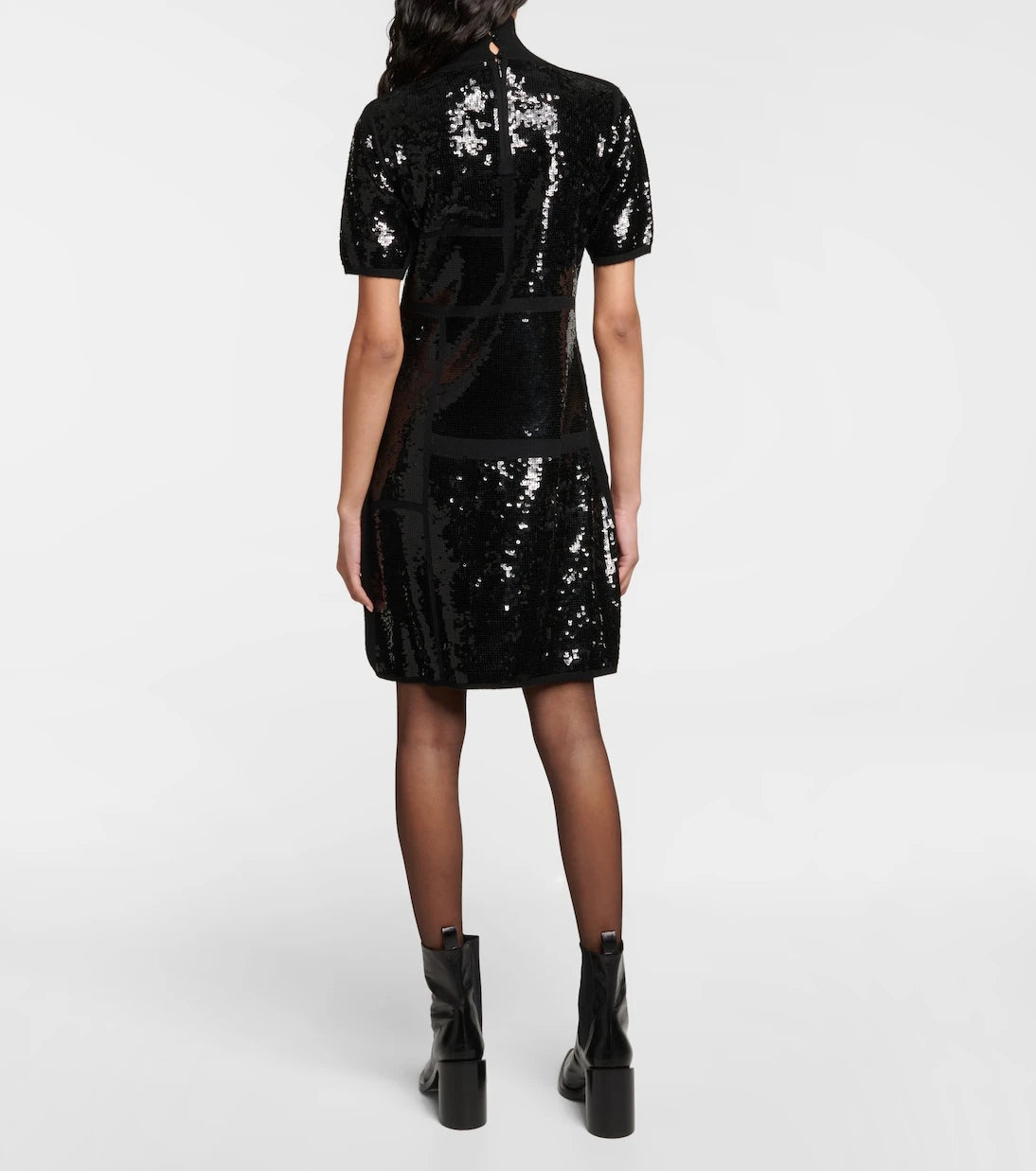 Joseph - Sequined wool-blend minidress